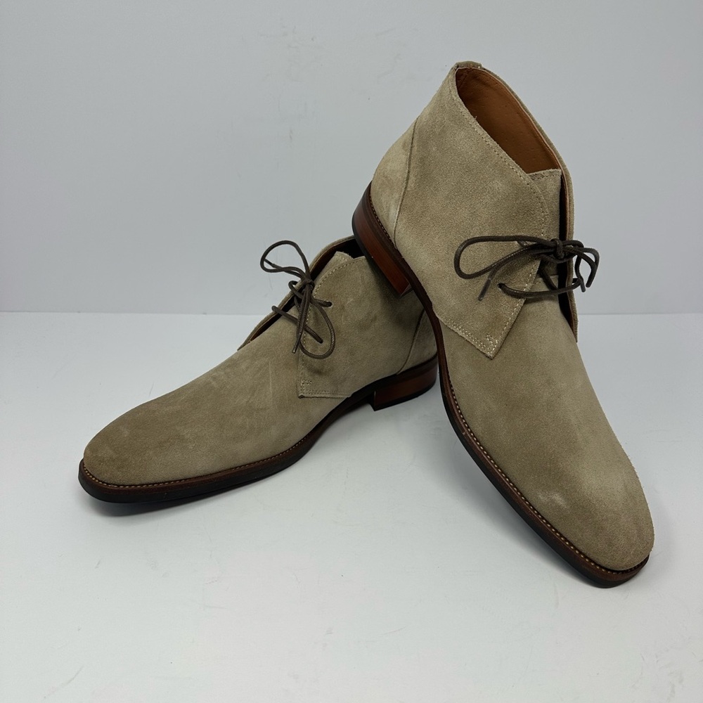 Vintage Foundry Co Aldwin Men’s Suede Ankle Boot Sz 11 Taupe VF1666